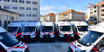 Sağlık Bakanlığı’ndan Gaziantep’e 16 yeni ambulans