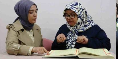 Gaziantep'te mucize! İşitme engelli kadın Kur’an-ı Kerim’i bir ayda öğrendi