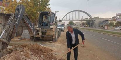 Çevre yolunda doğalgaz çalışması
