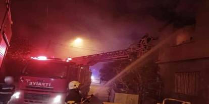 Gaziantep’te Korku Dolu Gece: Ev Alev Alev Yandı!