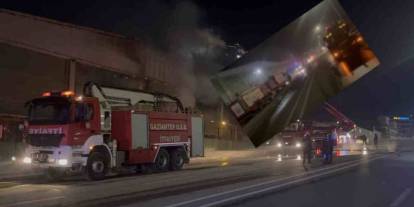 Gaziantep OSB’de Ambalaj Fabrikasında Dev Yangın!