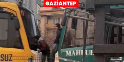 Gaziantep’te Hindistan’ı Aratmayan Tramvay Yolculuğu Kamerada