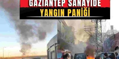 Gaziantep’te Sanayi Bölgesinde Panik! KÜSGET’te Yangın Alarmı