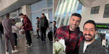 Burak Yılmaz Gaziantep'te Çiçeklerle Karşılandı