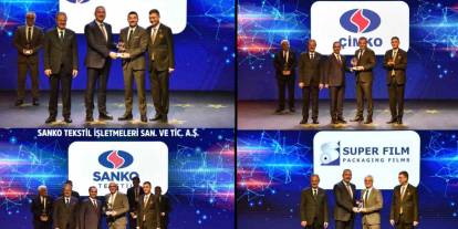 SANKO’nun 4 şirketi ödüllendirildi