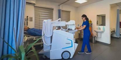 Gaziantep'te mobil dijital röntgen cihazı kullanılmaya başlandı