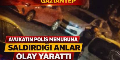 Gaziantep'te Avukatın Polise Silahlı Saldırı Anları!