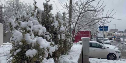 Gaziantep güne beyaz örtü ile uyandı