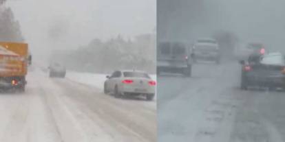 Gaziantep’te İpekyolu'nda Kar Çilesi