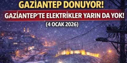 Gaziantep Donuyor! Gaziantep'te Elektrikler Yarında Yok