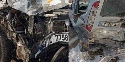 Araban’da otomobil ile kamyonet çarpıştı: 2 yaralı