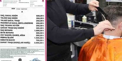 Gaziantep'te Berberlerde Traş Artık 500 TL