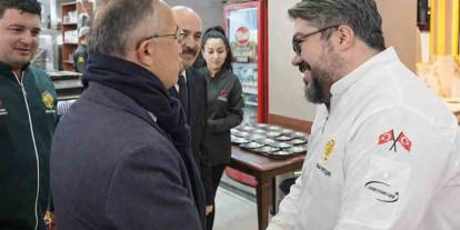 Gaziantep Valisi Çeber’den Kasap Halil Usta’ya Ziyaret