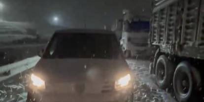 Narlı-Gaziantep yolunda mahsur kalanlar var!