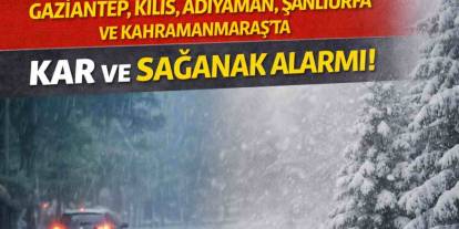 Gaziantep'te Kışın En Sert Günleri Başlıyor: Sağanak Ve Kar Kapıda!