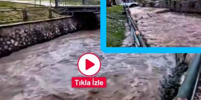 Gaziantep'te Alleben Deresi Taştı!