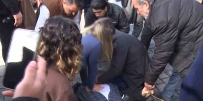 Gaziantep’te kalbi duran yaşlı adama yoldan geçen vatandaşlar kalp masajı yaptı