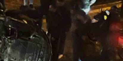 Gaziantep'te Lüks Araç Hurdaya Döndü, Şoförün Burnu Bile Kanatmadı!