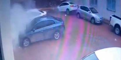 Gaziantep'te O Sitede Korku Dolu Dakikalar: İstinat Duvarı Böyle Yerle Bir Oldu!