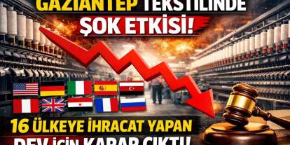 Gaziantep Tekstilinde Şok Etkisi: 16 Ülkeye İhracat Yapan Dev İçin Karar Çıktı!