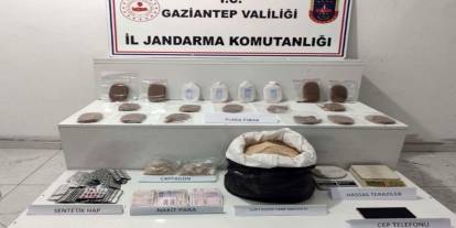Gaziantep’te 22 kilo reçine esrar ele geçirildi: 2 şahıs tutuklandı