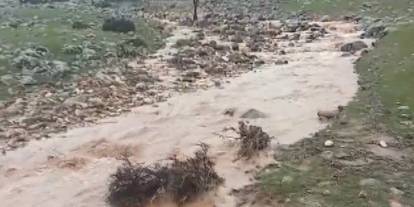 Gaziantep'in Yavuzeli ilçesinde yağış etkili oldu