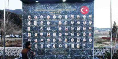 Gaziantep'te Muhtar 66 Kişi Anısına Deprem Anıtı Yaptırdı!