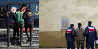 Gaziantep'te kesinleşmiş 10’ar yıl cezayla aranan 2 şahıs yakalandı