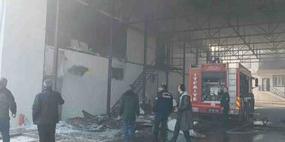 Gaziantep’te Biber Fabrikasında Yangın!