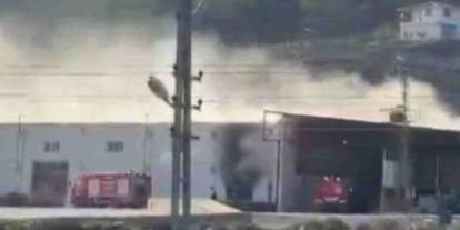 Gaziantep’te Biber Fabrikasında Yangın!