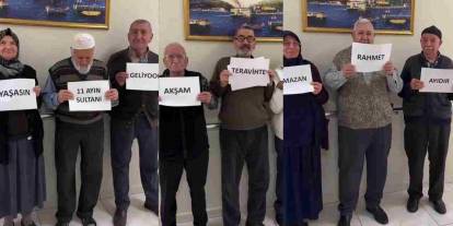 Gaziantep’te Alzheimer Merkezi’nde gülümseten Ramazan görüntüleri