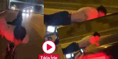 Gaziantep’te İpekyolu’nda Bisikletin Üzerine Yattı Sonu Oldu! İZLEYİNNN!