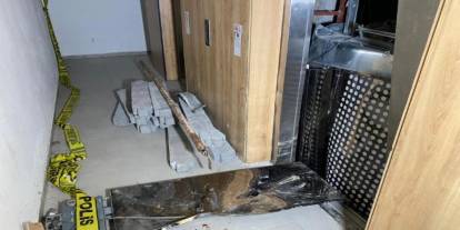 4’üncü Kattan Düşen Asansör Panik Yarattı! 2 Kişi Hastanelik!