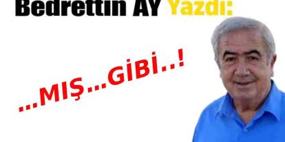 Bedrettin Ay Yazdı: '…Mış…Gibi..!'