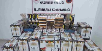Gaziantep’te 800 bin TL değerinde kaçak nargile malzemeleri ele geçirildi