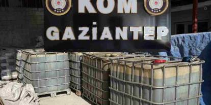 Gaziantep’te 7 bin litre gümrük kaçağı akaryakıt ele geçirildi