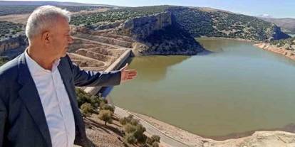 Gaziantep'te Ardıl Barajında su seviyesi yükseliyor