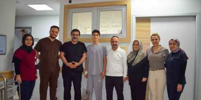 Gaziantep'te genç futbolcuya hayat kurtaran müdahale