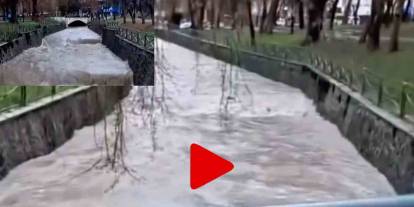 Gaziantep'te Alleben Deresi Taşma Noktasına Geldi!