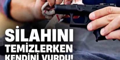 Gaziantep’te Silahını Temizlerken Başından Vuruldu