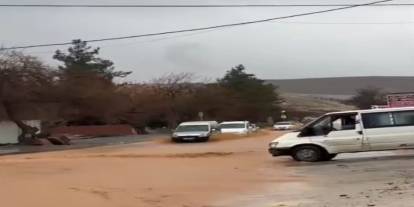 Gaziantep’te yollar göle döndü