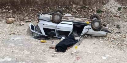 Gaziantep Kara Yolunda Otomobil 10 Metrelik Çukura Düştü: 1 ölü, 1 yaralı