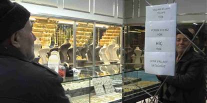 Gaziantep’te altın krizi! Kuyumcularda gram altın kalmadı