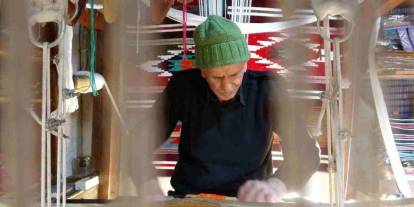 Antep kilimini yaşatmak için 80 yıldır tezgah başında