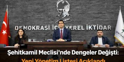Şehitkamil Meclisi’nde Dengeler Değişti