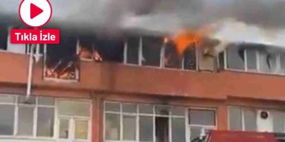 Gaziantep’te ayakkabı imalathanesinde korkutan yangın