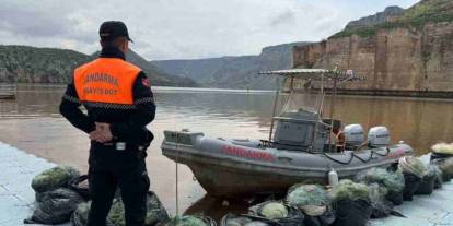 Gaziantep'te ağ ile avlanma yasağına uymayan 5 şahıs yakalandı