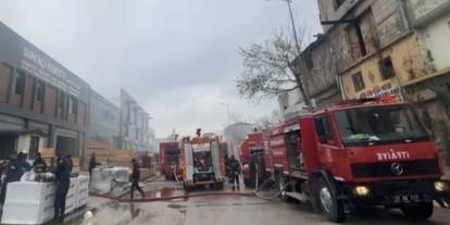Gaziantep’te kereste imalathanesinde yangın