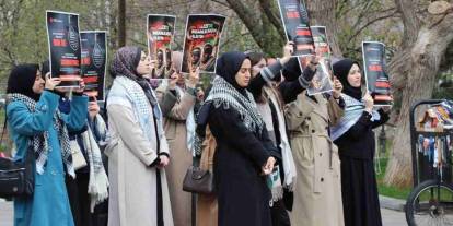 Gaziantep’te İsrail’in "idam yasası" protesto edildi