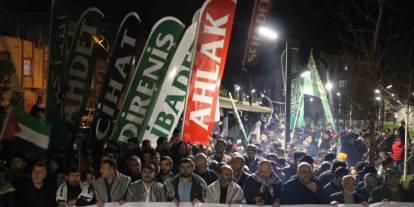 Gaziantep’te Filistin’e destek yürüyüşü düzenlendi